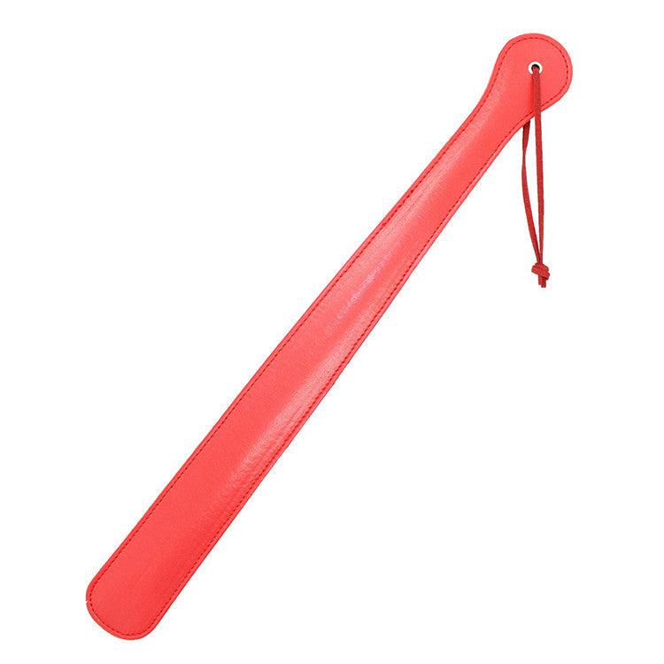 Smalle Leren plak Clap - Rood-Laced-up.nl