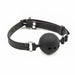 Smart Moves - Ball Gag met Gaatjes - PU Leder - Zwart-Laced-up.nl