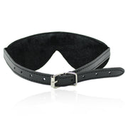 Smart Moves - Blindfold - Lined with Faux Fur - Black - Laced-up.nl