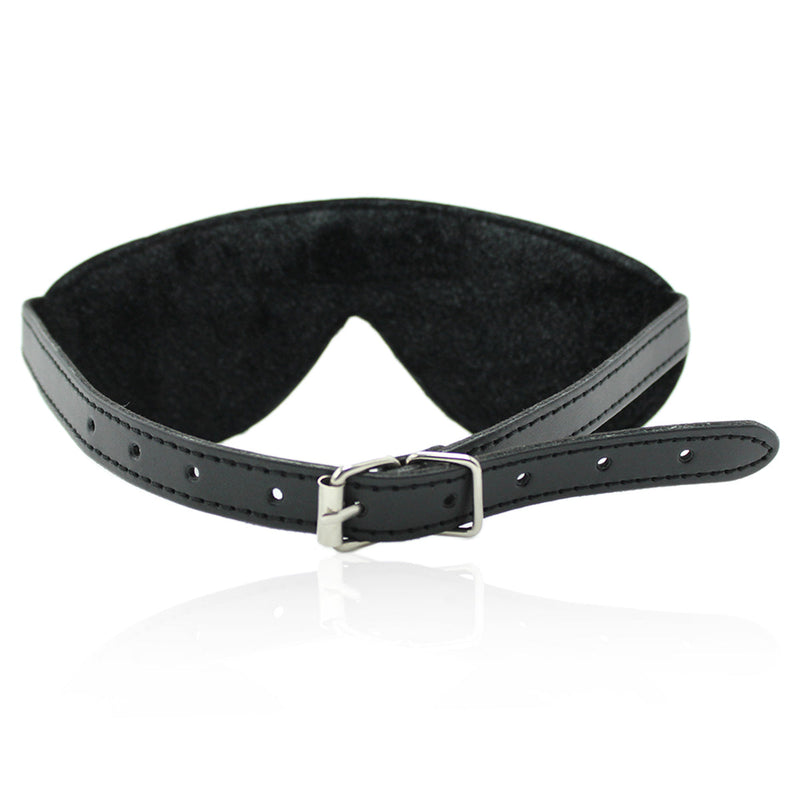 Smart Moves - Blindfold - Lined with Faux Fur - Black - Laced-up.nl
