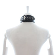 Smart Moves - Bont Gevoerde Collar met Leiband - Zwart-Erotiekvoordeel.nl