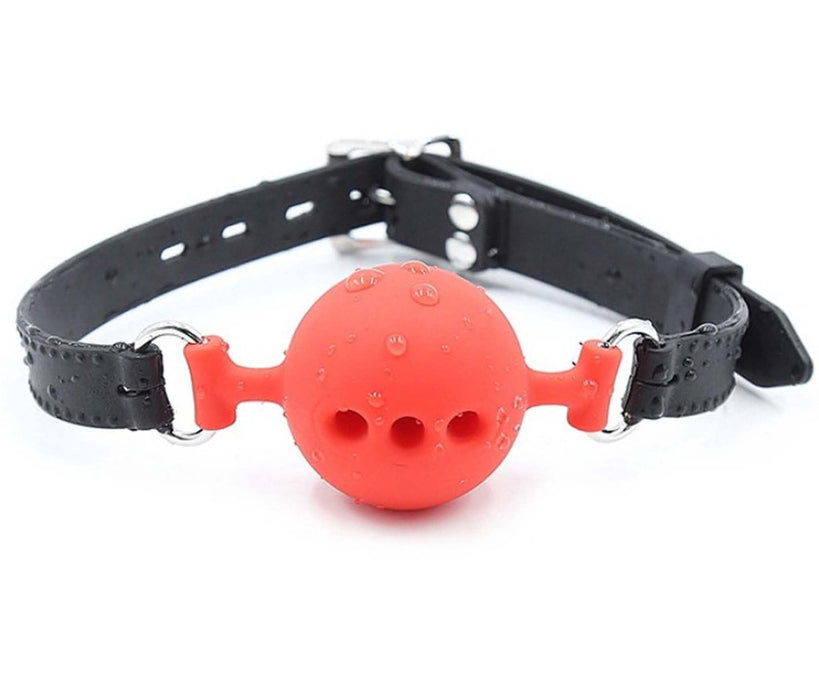 Smart Moves - Breathable Siliconen Ball Gag - Diameter 3,5 cm-Laced-up.nl