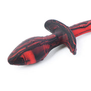 Smart Moves - Buttplug met Puppy Tail - Rood/Zwart-Erotiekvoordeel.nl