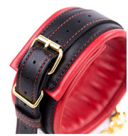Smart Moves - Collar met Gouden Ketting - Zwart/Rood-Laced-up.nl