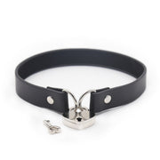 Smart Moves - Collar met Hartvormig Slotje - Zwart-Erotiekvoordeel.nl