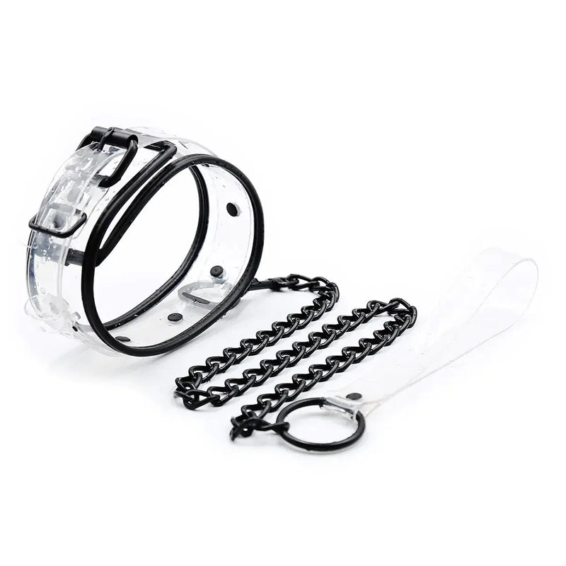 Smart Moves - Collar met Leiband - Transparant-Laced-up.nl