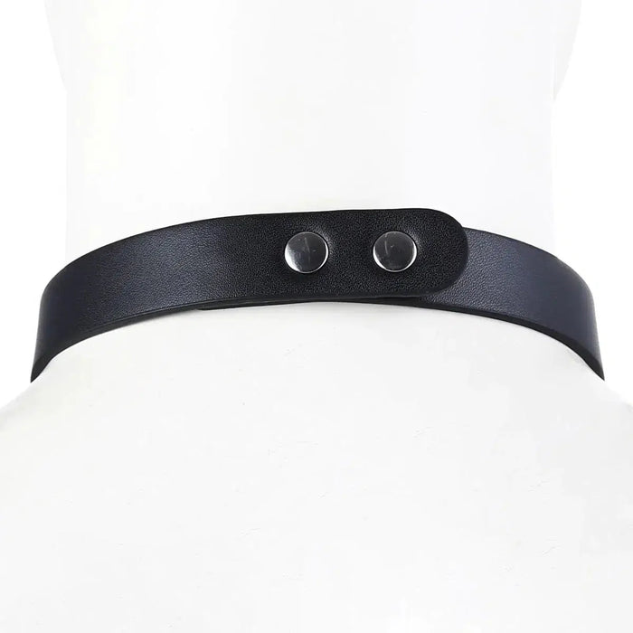 Smart Moves - Collar met Strass Letters SLAVE - Zwart-Laced-up.nl