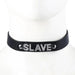 Smart Moves - Collar met Strass Letters SLAVE - Zwart-Laced-up.nl