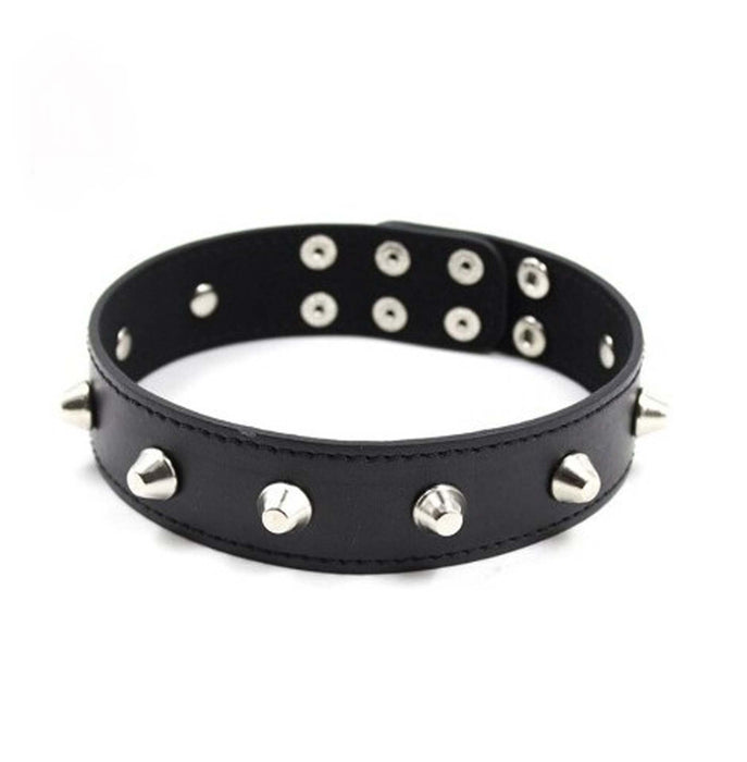 Smart Moves - Collar met Studs - Zwart-Laced-up.nl