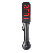 Smart Moves - Dubbele Paddle SLUT - 32 cm - Zwart/Rood-Erotiekvoordeel.nl