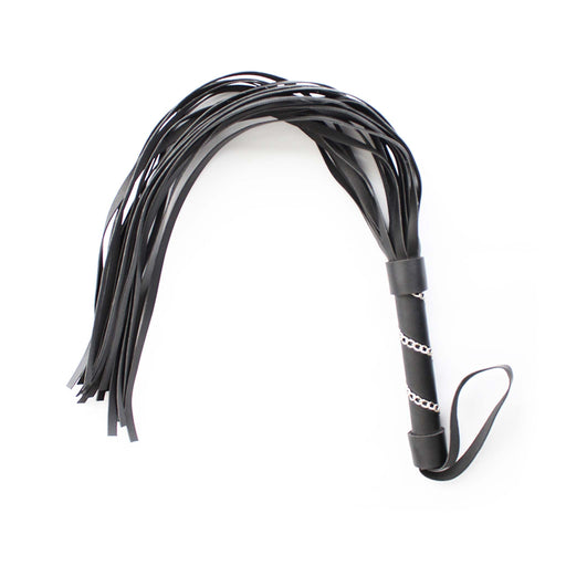 Smart Moves - Flogger - Handvat Gedecoreerd met Kettingen - 64 cm - Zwart-Laced-up.nl
