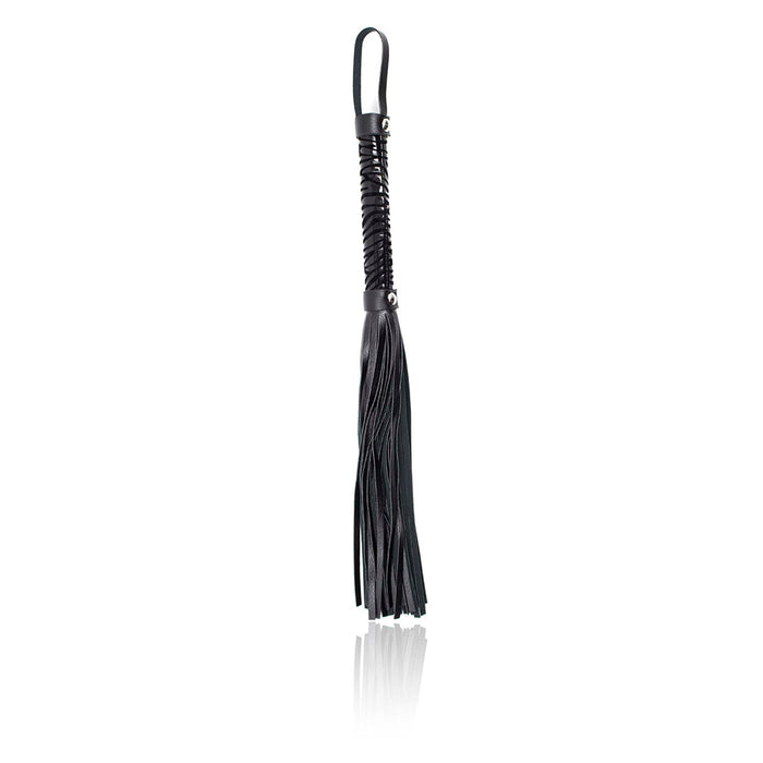 Smart Moves - Flogger - Handvat met Panterprint - 39 cm - Zwart-Laced-up.nl