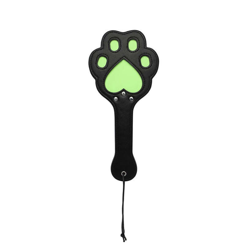 Smart Moves - Dog Paw Paddle - Black/Glow-in-the-Dark-Laced-up.nl