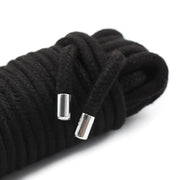 Smart Moves - Katoenen Touw wit Metalen Afwerking - Zwart-Laced-up.nl