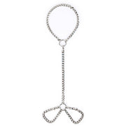 Smart Moves - Ketting Collar met Verbonden Handboeien - Zilver-Erotiekvoordeel.nl