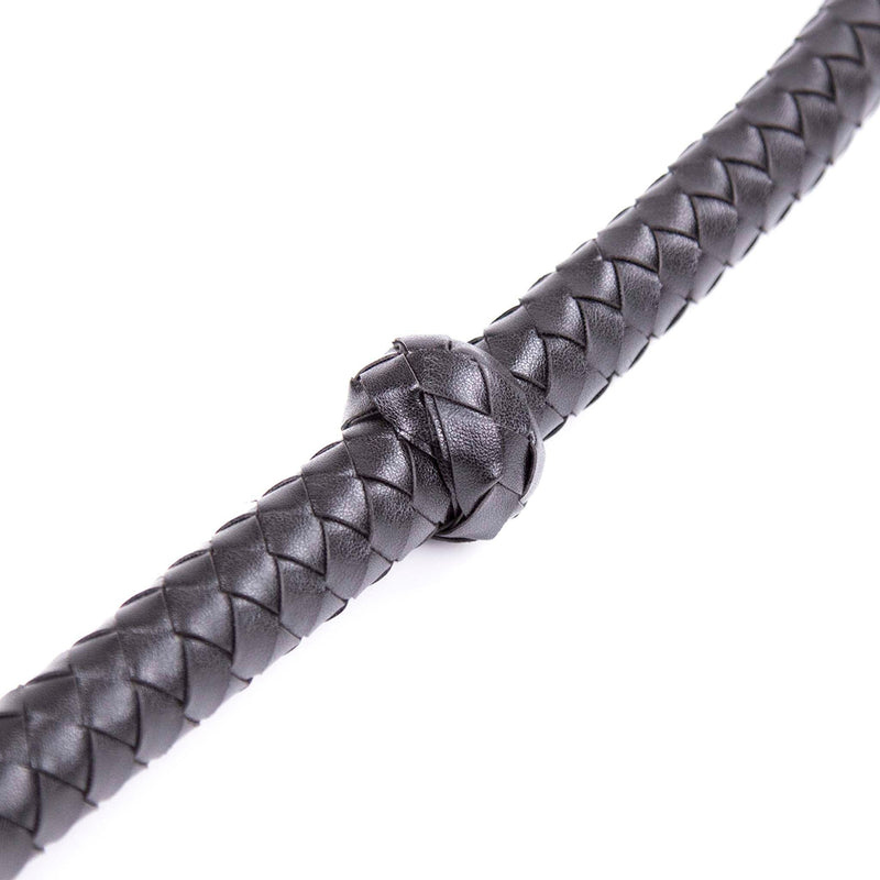 Smart Moves - Lange Singletail Zweep - Hartvormig Uiteinde - 131 cm - Zwart-Laced-up.nl