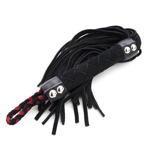 Smart Moves - Leather Flogger 38 cm black - Laced-up.nl