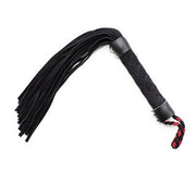 Smart Moves - Leather Flogger 38 cm black-Erotiekvoordeel.nl