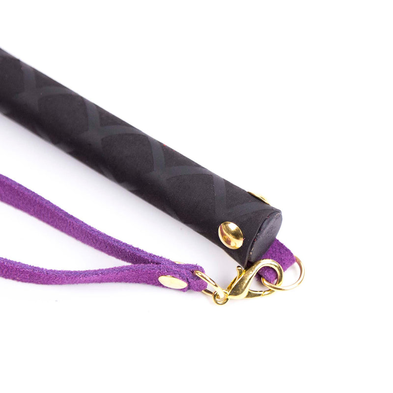 Smart Moves - Lederen Flogger - 27 cm - Paars-Laced-up.nl