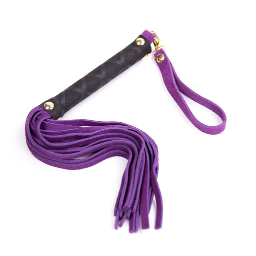 Smart Moves - Lederen Flogger - 27 cm - Paars-Laced-up.nl