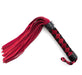Smart Moves - Lederen Flogger - 38 cm - Zwart/Rood-Laced-up.nl