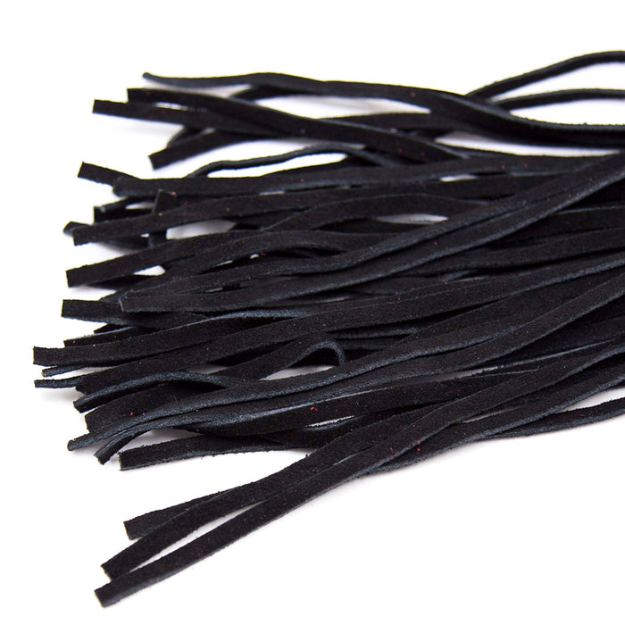 Smart Moves - Lederen Flogger - 39 cm - Zwart/Rood-Laced-up.nl