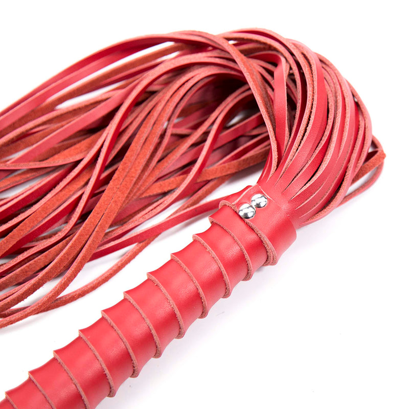 Smart Moves - Lederen Flogger - Rood-Laced-up.nl