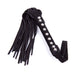 Smart Moves - Lederen Flogger met Studs - 39 cm - Zwart-Laced-up.nl