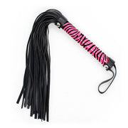 Smart Moves - Flogger Panterprint - 39 cm - Roze/Zwart-Laced-up.nl