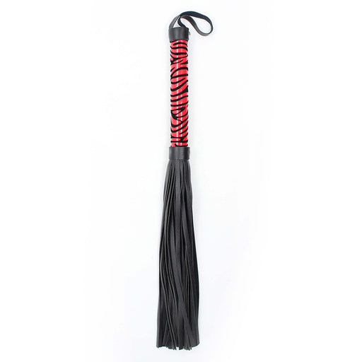 Smart Moves - Flogger Panterprint - 39 cm - Rood/Zwart-Laced-up.nl