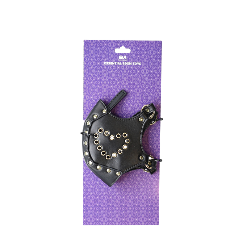 Smart Moves - Muselière avec rivets décoratifs - Noir-Laced-up.nl