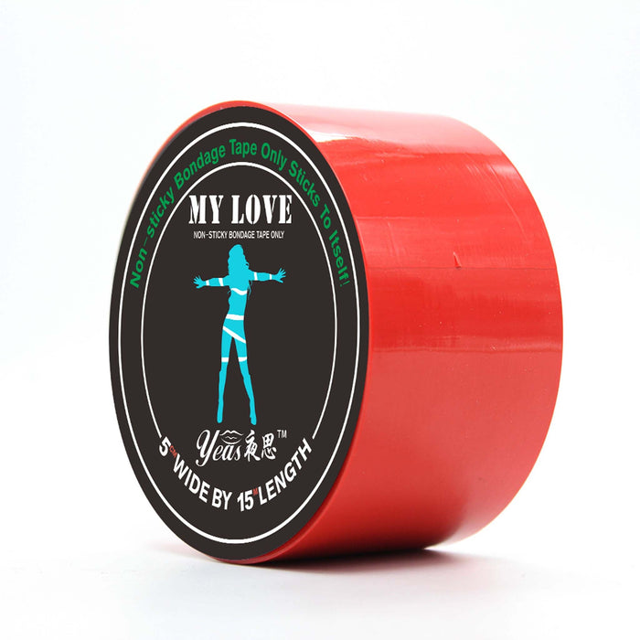 Smart Moves - Non-Sticky Bondagetape - Rood-Laced-up.nl