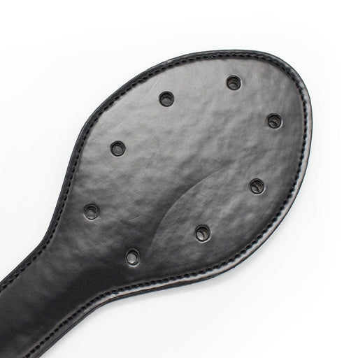 Smart Moves - Ovalen Paddle met Studs - 30 cm - Zwart-Erotiekvoordeel.nl