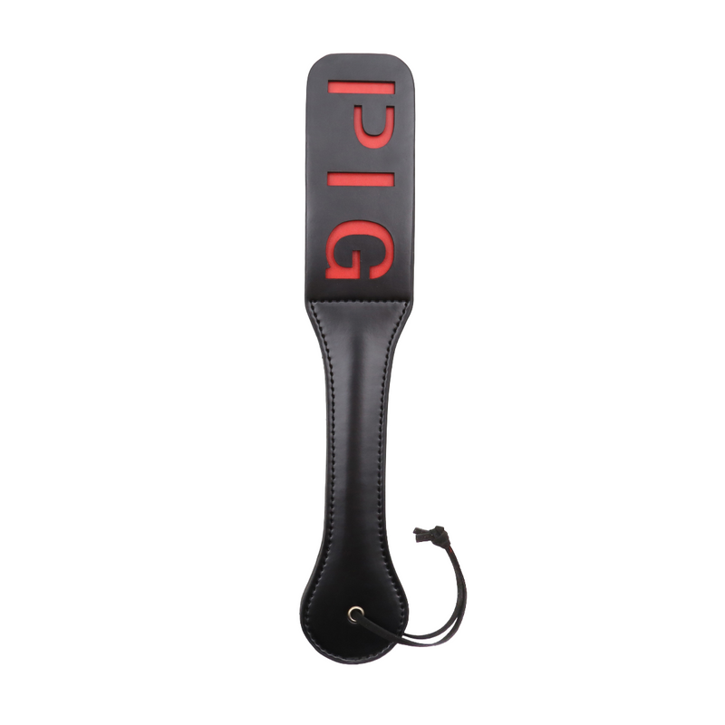 Smart Moves - PIG Dubbellaagse Paddle - 32 cm - Zwart/Rood-Erotiekvoordeel.nl