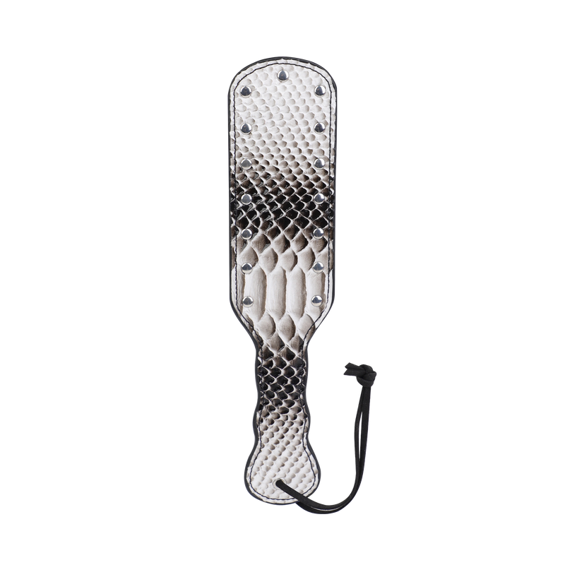 Smart Moves - Paddle - Crocodile Print - Zwart/Wit-Erotiekvoordeel.nl