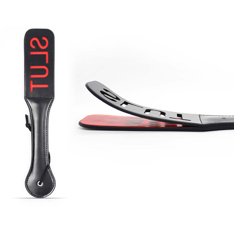 Smart Moves - Dubbele Paddle SLUT - 32 cm - Zwart/Rood-Laced-up.nl