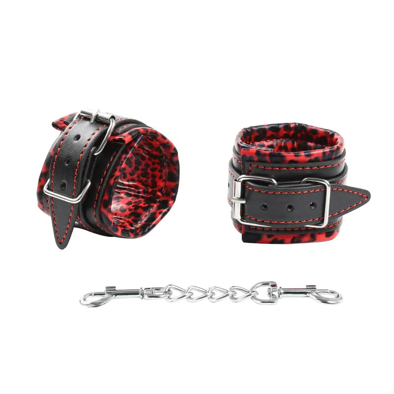 Smart Moves - Polsboeien Panter - Rood/Zwart-Laced-up.nl