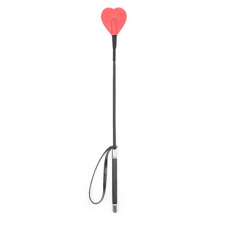 Smart Moves - Rijzweep Hartje - 54 cm - Zwart/Rood-Laced-up.nl
