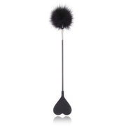 Smart Moves - Rijzweep met Hart en Veren Kietelaar - 53 cm - Zwart-Laced-up.nl