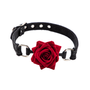 Smart Moves - Roos Ball Gag - Zwart/Rood-Erotiekvoordeel.nl
