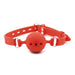 Smart Moves - Siliconen Ball Gag - Diameter 4,5 cm - Rood-Laced-up.nl