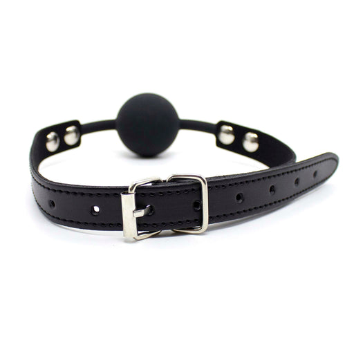 Smart Moves - Siliconen Ball Gag - Zwart-Laced-up.nl