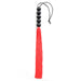 Smart Moves - Siliconen Flogger - 35 cm - Rood/Zwart-Laced-up.nl