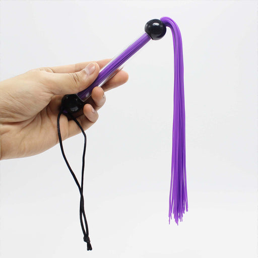 Smart Moves - Siliconen Flogger - 38 cm - Paars-Laced-up.nl