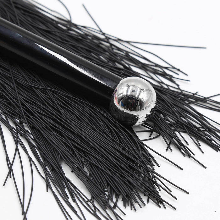 Smart Moves - Siliconen Flogger - 40 cm - Zwart-Laced-up.nl