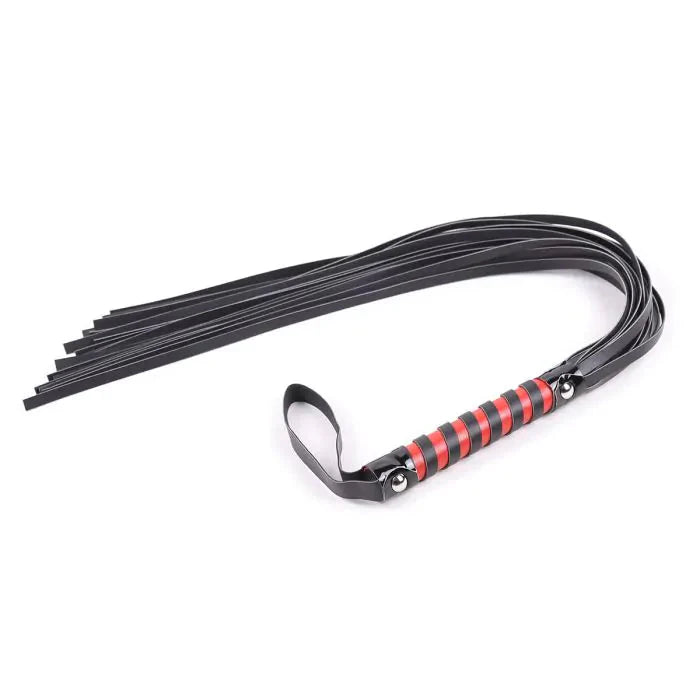 Smart Moves - Striped Flogger - Zwart/Rood-Laced-up.nl