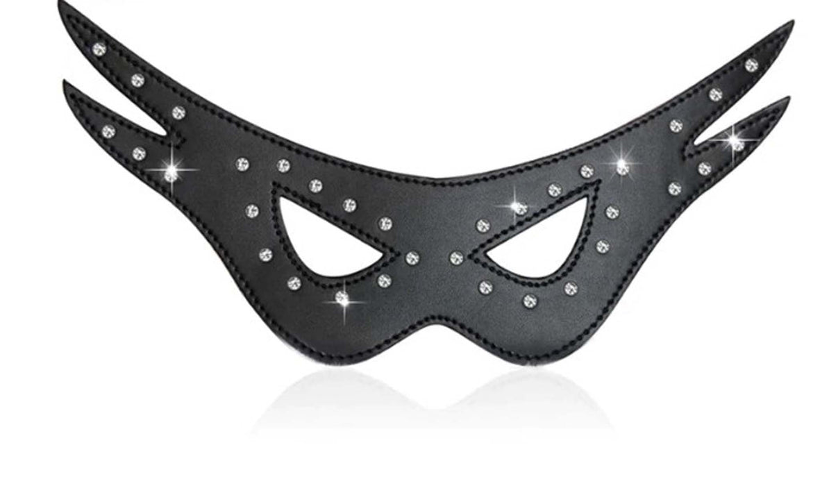 Smart Moves - Studded Oogmasker - Zwart-Laced-up.nl