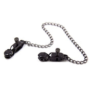 Smart Moves - Nipple Clamps with Adjustable Screw and Chain - Black-Laced-up.nl