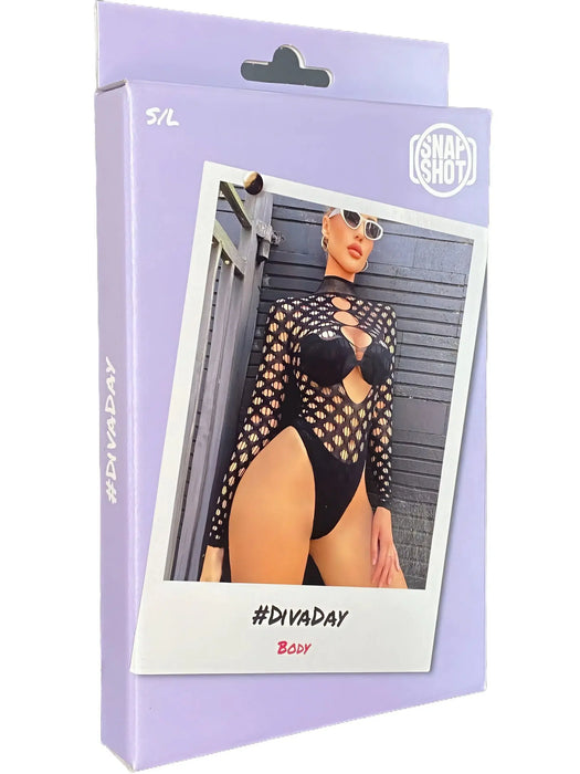 Snapshot - #divaday - Body Visnet - One Size - Zwart-Laced-up.nl
