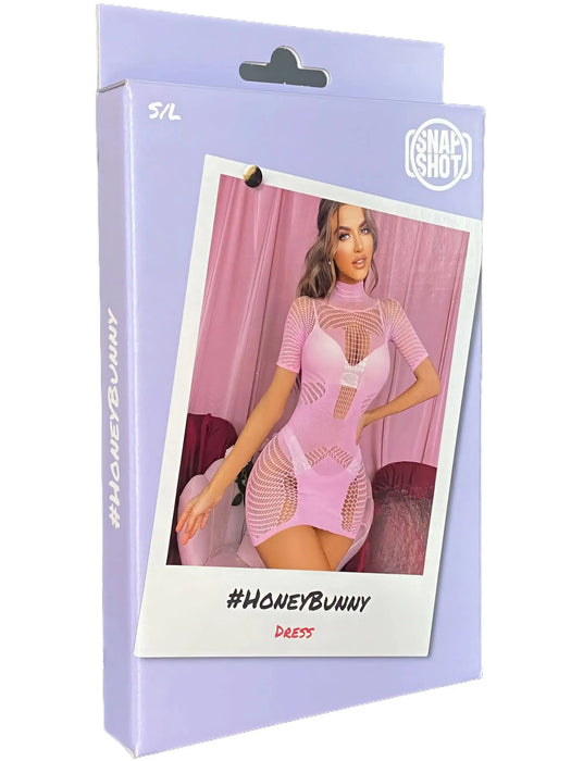 Snapshot - #honeybunny - Visnet Mini Jurkje - One Size - Roze-Laced-up.nl